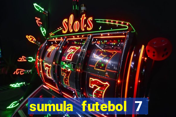 sumula futebol 7 society excel